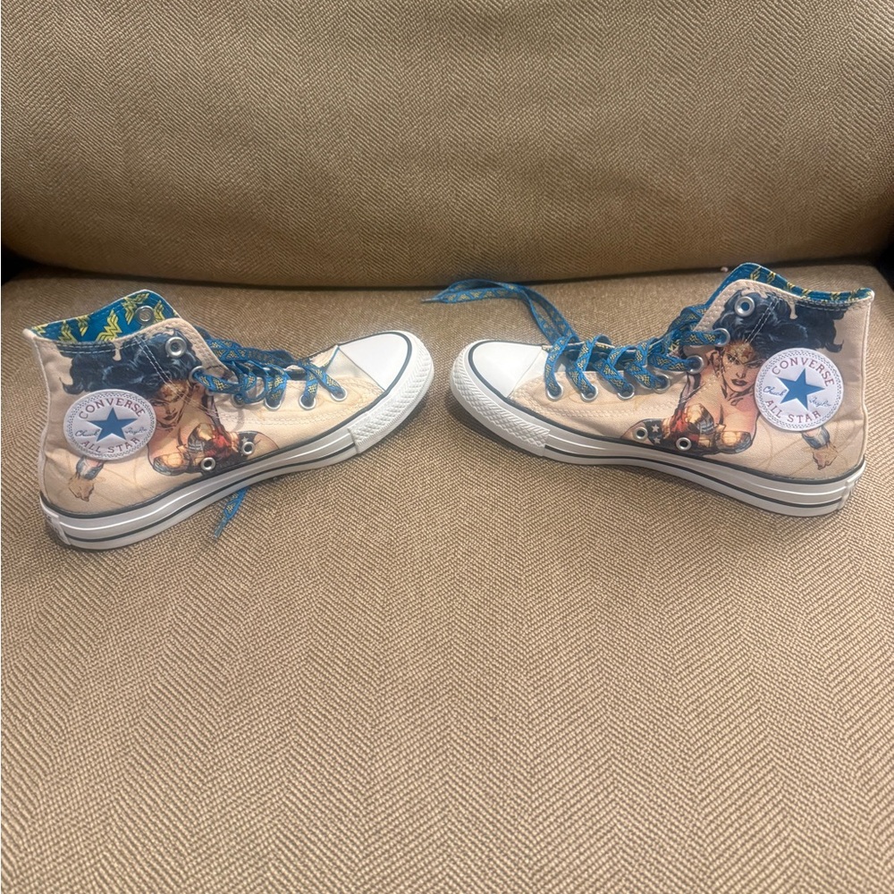 Converse High-Top Sneakers with Artistic Design